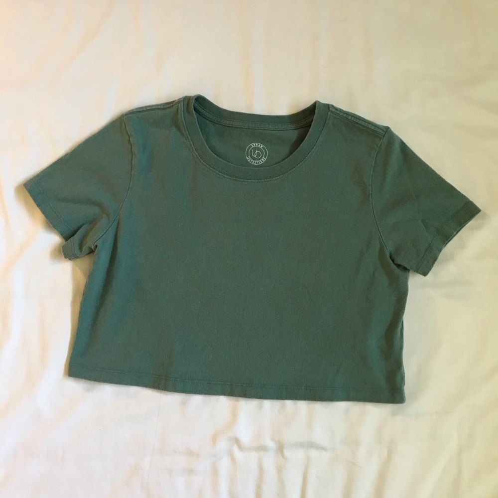 Urban Outfitters Green Crop Top